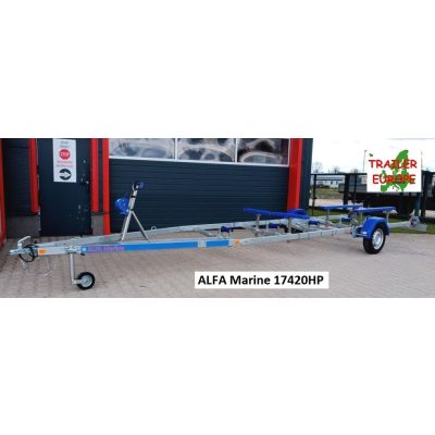   ALFA MARINE 17420HG.75A (görgős) egytengelyes, féknélküli csónakszállító